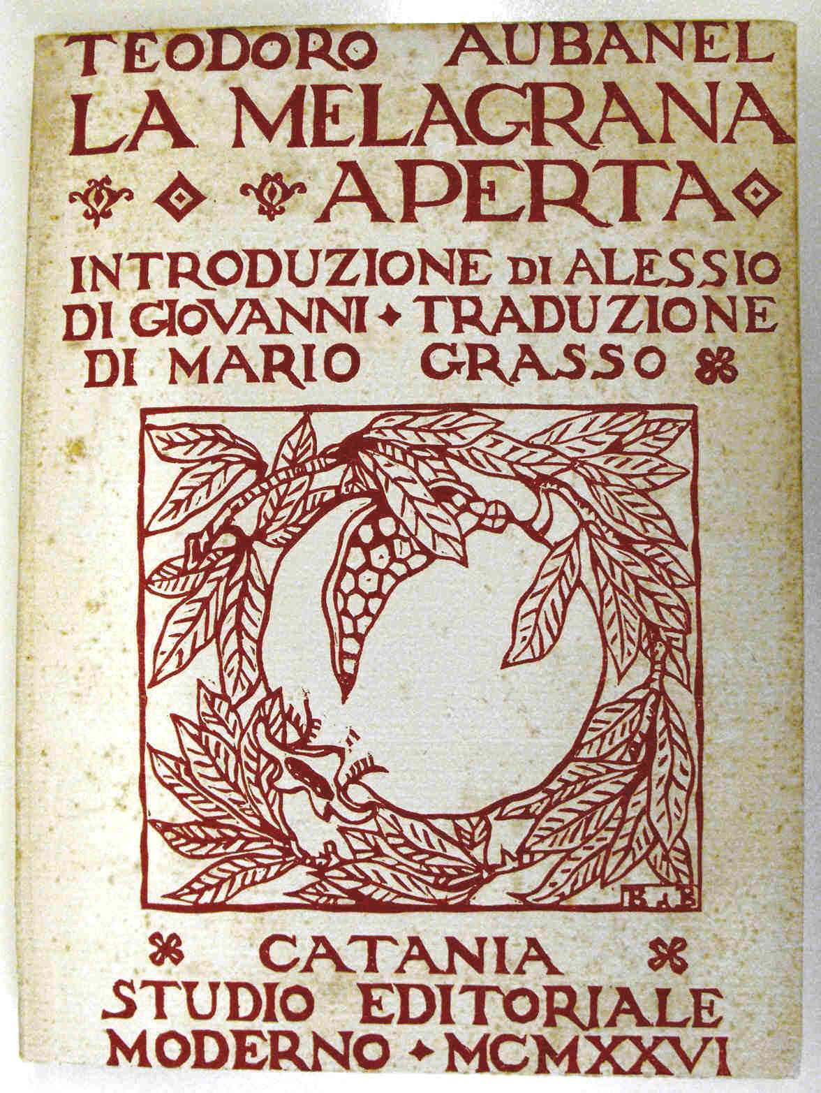 LA MELAGRANA APERTA - Introduzione di Alessio Di Giovanni (S?ci D?u Felibrige)