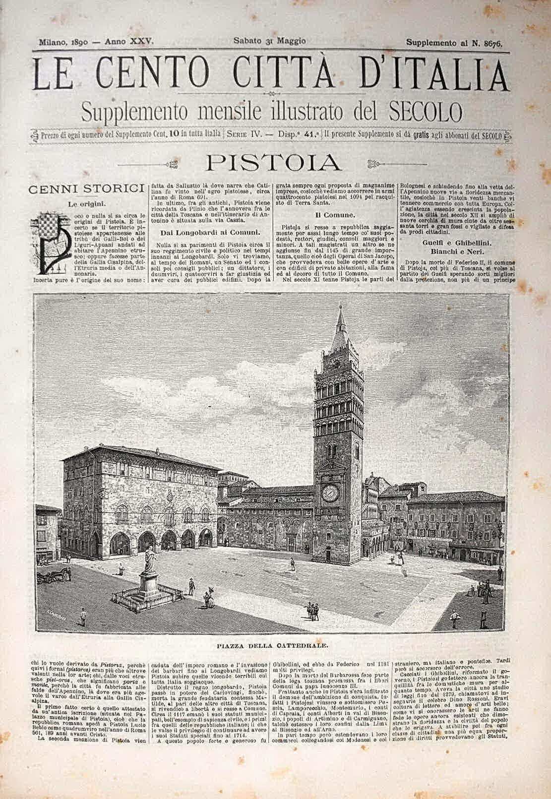 Le cento citt? d'Italia - PISTOIA