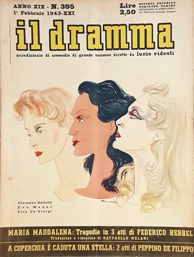 Rivista quindicinale IL DRAMMA (anno XIX) - N. 395